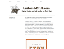 Tablet Screenshot of custom3dstuff.com
